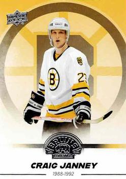 2023-24 Upper Deck Boston Bruins 100th Anniversary Box Set #50 Craig Janney Front