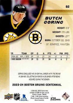 2023-24 Upper Deck Boston Bruins 100th Anniversary Box Set #82 Butch Goring Back