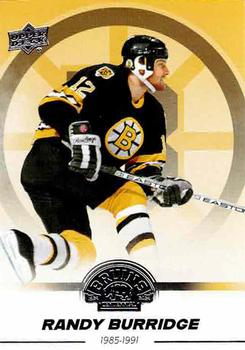 2023-24 Upper Deck Boston Bruins 100th Anniversary Box Set #85 Randy Burridge Front