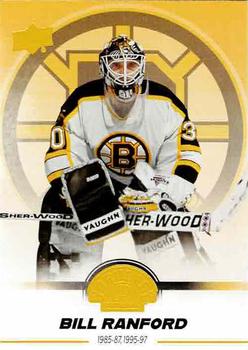 2023-24 Upper Deck Boston Bruins 100th Anniversary Box Set - Yellow #9 Bill Ranford Front