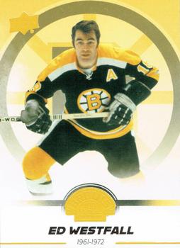 2023-24 Upper Deck Boston Bruins 100th Anniversary Box Set - Yellow #14 Ed Westfall Front