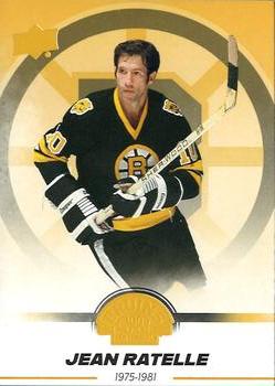 2023-24 Upper Deck Boston Bruins 100th Anniversary Box Set - Yellow #20 Jean Ratelle Front