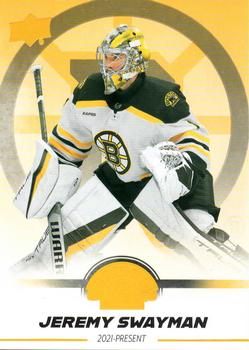 2023-24 Upper Deck Boston Bruins 100th Anniversary Box Set - Yellow #83 Jeremy Swayman Front