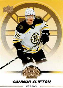 2023-24 Upper Deck Boston Bruins 100th Anniversary Box Set - Gold Spectrum #26 Connor Clifton Front