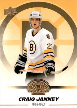 2023-24 Upper Deck Boston Bruins 100th Anniversary Box Set - Gold Spectrum #50 Craig Janney Front