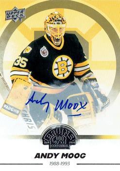 2023-24 Upper Deck Boston Bruins 100th Anniversary Box Set - Autographs #73 Andy Moog Front