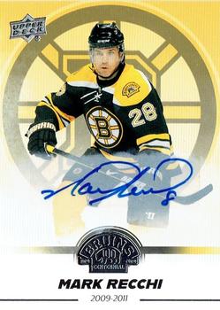 2023-24 Upper Deck Boston Bruins 100th Anniversary Box Set - Autographs #86 Mark Recchi Front
