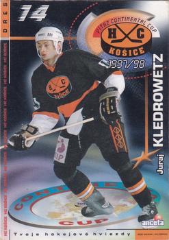 1997-98 HC Kosice IIHF Continental Cup Champions #NNO Juraj Kledrowetz Front