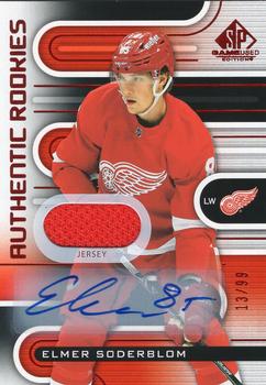 2022-23 SP Game Used - Red Auto Jersey #195 Elmer Soderblom Front