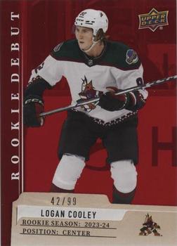 2023-24 Upper Deck Rookie Debut - Red #3 Logan Cooley Front