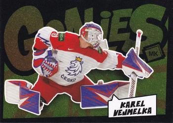 2022-23 Moje karticky Czech Ice Hockey Team - Goalies Gold #G-3 Karel Vejmelka Front