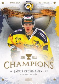 2023 Champions Zlín #19 Jakub Cechmanek Front