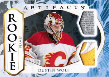 2023-24 Upper Deck Artifacts - Horizontal Material Black #182 Dustin Wolf Front