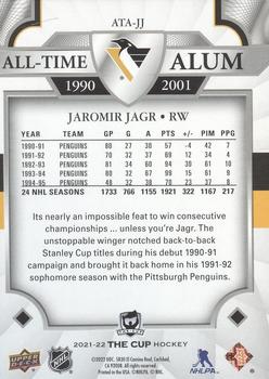 2021-22 Upper Deck The Cup - All-Time Alumni #ATA-JJ Jaromir Jagr Back