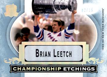 2021-22 Upper Deck The Cup - Championship Etchings #CE-BL Brian Leetch Front