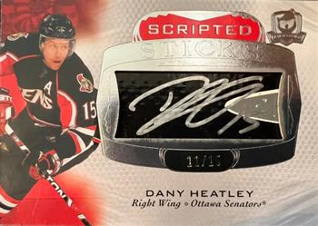 2021-22 Upper Deck The Cup - Scripted Sticks #SS-DH Dany Heatley Front