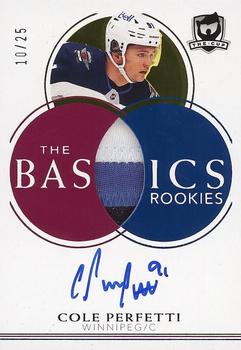 2021-22 Upper Deck The Cup - The Basics Auto Patch #TB-CP Cole Perfetti Front