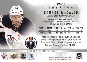 2021-22 Upper Deck The Cup - The Show #SW-10 Connor McDavid Back