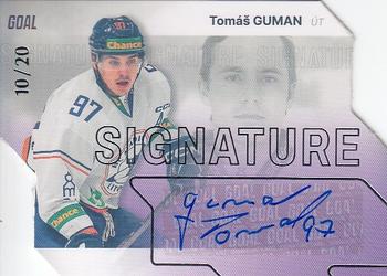 2023-24 Goal Cards Chance Liga 1 Serie - Autograph Silver #S-22 Tomas Guman Front