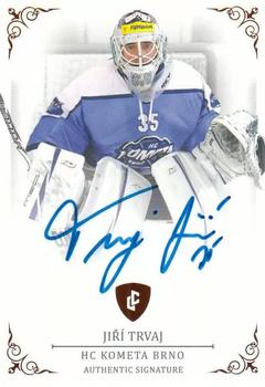 2023 Legendary Cards Rekordy České Extraligy Ledního Hokeje 1994-2021 - Authentic Signature #31 Jiri Trvaj Front