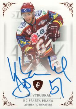 2023 Legendary Cards Rekordy České Extraligy Ledního Hokeje 1994-2021 - Authentic Signature #32 Jiri Vykoukal Front
