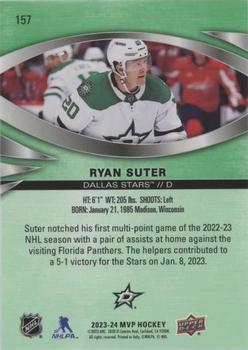 2023-24 Upper Deck MVP - Green Script #157 Ryan Suter Back