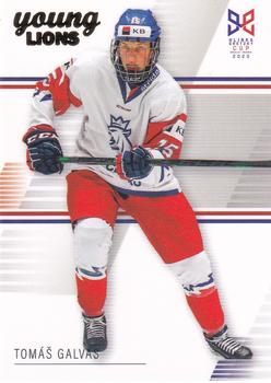 2023-24 Hlinka Gretzky Cup Young Lions #3 Tomas Galvas Front