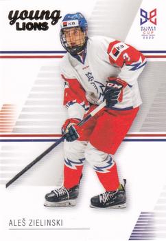 2023-24 Hlinka Gretzky Cup Young Lions #9 Ales Zielinski Front