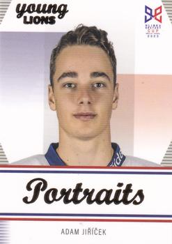 2023-24 Hlinka Gretzky Cup Young Lions - Portraits #P-6 Adam Jiricek Front