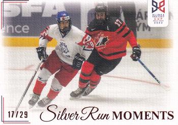 2023-24 Hlinka Gretzky Cup Young Lions - Silver Run Moments Canvas #SRM-47 Češi se ujali vedení, ale Kanada otočila Front