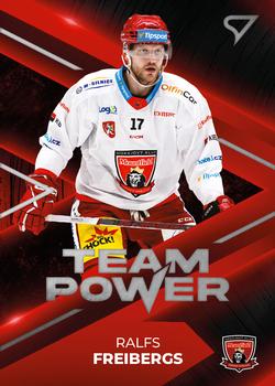 2023-24 SportZoo Tipsport ELH - Team Power #TP-04 Ralfs Freibergs Front