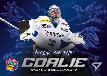 2023-24 SportZoo Tipsport ELH - Magic of the Goalie #MG-05 Matěj Machovský Front