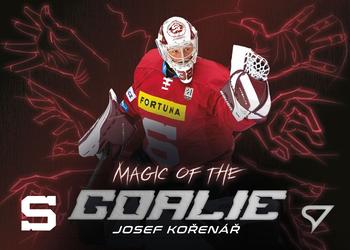 2023-24 SportZoo Tipsport ELH - Magic of the Goalie #MG-06 Josef Kořenář Front