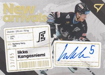 2023-24 SportZoo Tipsport ELH - New Arrival Autograph #NAS-IK Iikka Kangasniemi Front