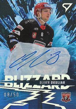 2023-24 SportZoo Tipsport ELH - Blizzard Autograph #BLS-OO Oliver Okuliar Front