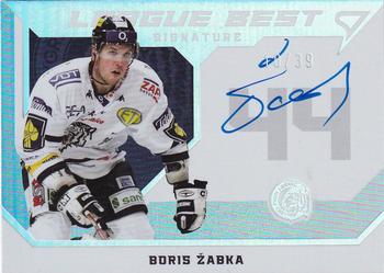 2023-24 SportZoo Tipsport ELH - League Best Autograph #LBS-BZ Boris Žabka Front