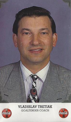 1998-99 Coca-Cola Chicago Blackhawks #NNO Vladislav Tretiak Front