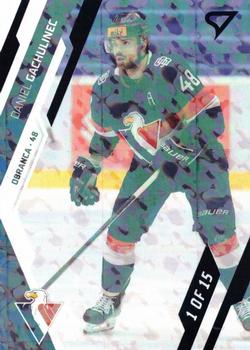 2023-24 SportZoo Tipos Extraliga - Puck Marks #076 Daniel Gachulinec Front