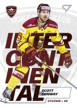 2023-24 SportZoo Tipos Extraliga - Intercontinental #IC-25 Scott Conway Front