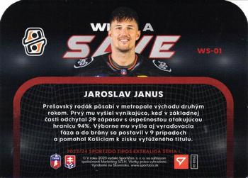 2023-24 SportZoo Tipos Extraliga - What a Save #WS-01 Jaroslav Janus Back