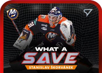 2023-24 SportZoo Tipos Extraliga - What a Save #WS-06 Stanislav Skorvanek Front