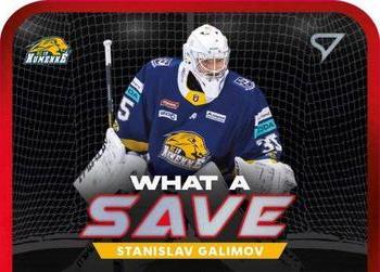 2023-24 SportZoo Tipos Extraliga - What a Save #WS-17 Stanislav Galimov Front