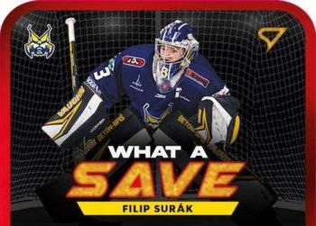 2023-24 SportZoo Tipos Extraliga - What a Save Limited #WS-05 Filip Surak Front