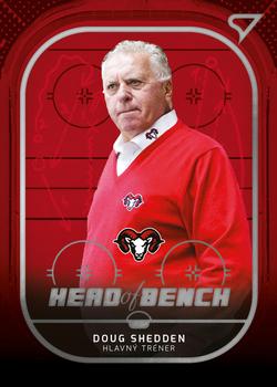 2023-24 SportZoo Tipos Extraliga - Head of Bench #HB-08 Doug Shedden Front