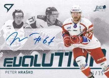 2023-24 SportZoo Tipos Extraliga - Evolution Ice Age Autograph #EVS-PH Peter Hrasko Front