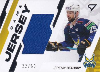 2023-24 SportZoo Tipos Extraliga - Game Jersey #GJ-JB Jeremy Beaudry Front