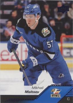 2022-23 Upper Deck AHL - Blue #7 Mikhail Maltsev Front