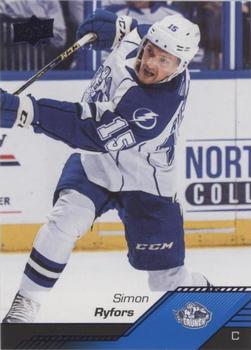 2022-23 Upper Deck AHL - Blue #33 Simon Ryfors Front