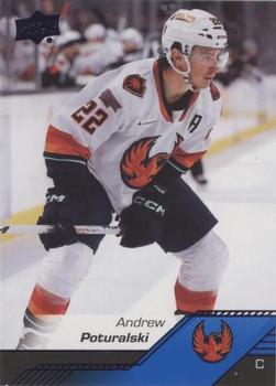 2022-23 Upper Deck AHL - Blue #86 Andrew Poturalski Front