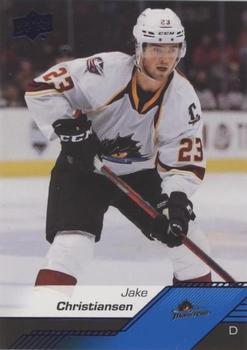 2022-23 Upper Deck AHL - Blue #95 Jake Christiansen Front